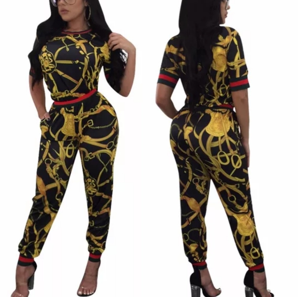 Two piece Gold chain set